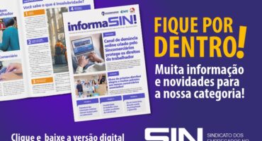  Sincomerciários disponibiliza nova edição do seu informativo “Informa SIN”